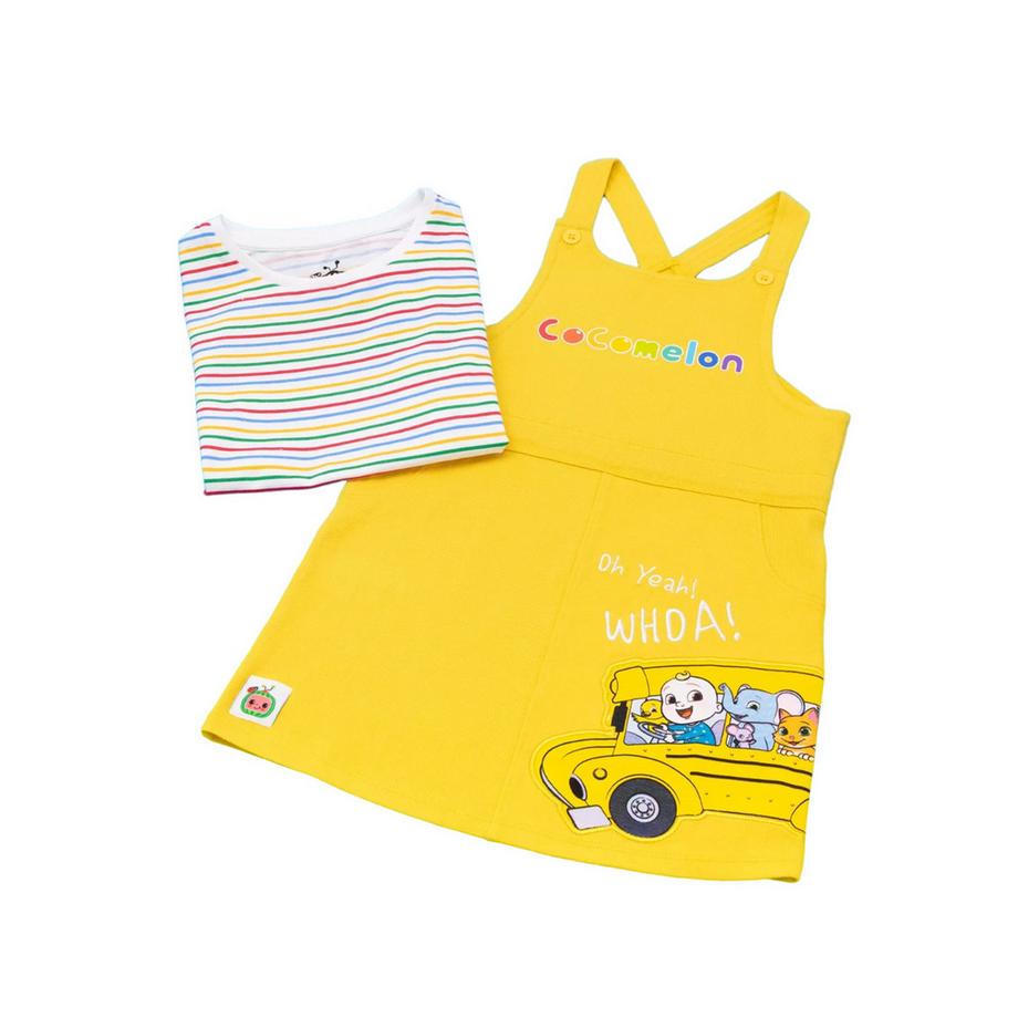 CoComelon  Oh Yeah! Whoa! Abito Scamiciato Set Ragazze 