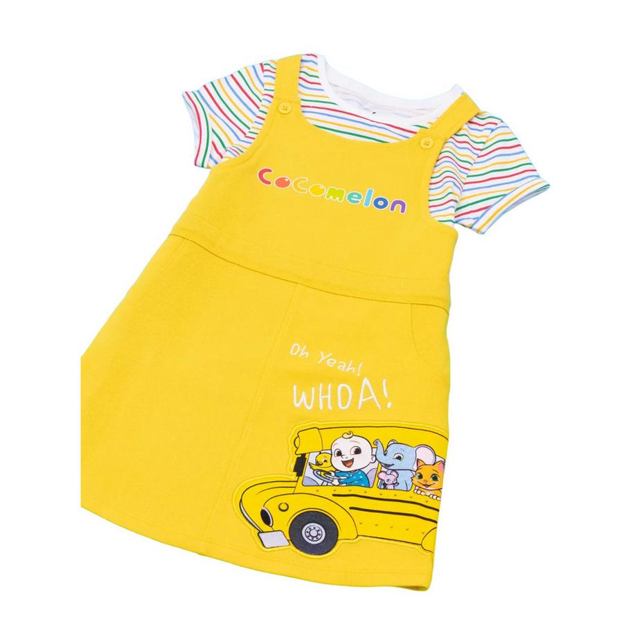 CoComelon  Oh Yeah! Whoa! Abito Scamiciato Set Ragazze 