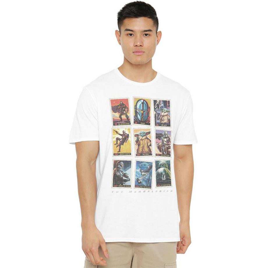 STAR WARS T-Shirt Effetto Used con Stampa Grafica  