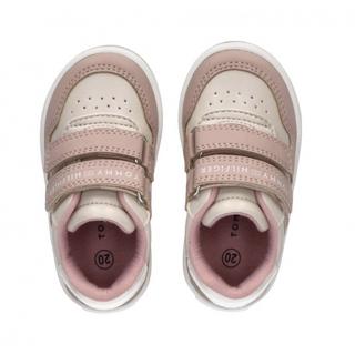 TOMMY HILFIGER  sneakers basse per bambini con strappi in velcro 