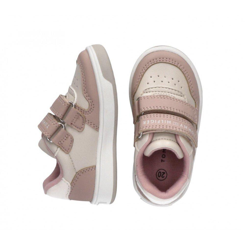 TOMMY HILFIGER  sneakers basse per bambini con strappi in velcro 