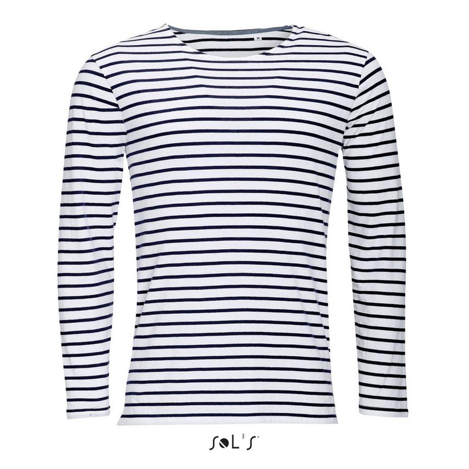 t-shirt a maniche lunghe marine