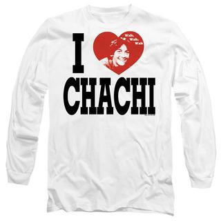 Happy Days I Heart Chachi T-Shirt a Maniche Lunghe  
