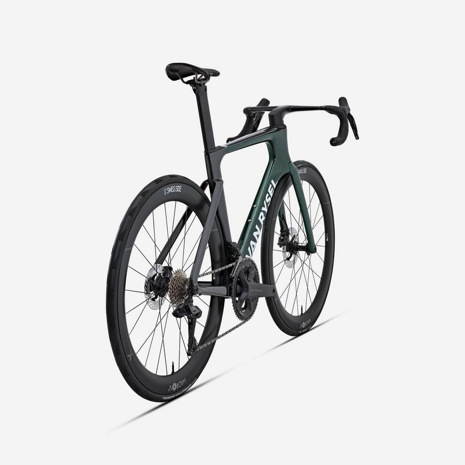 VAN RYSEL  Vélo de route Shimano Ultegra DI2 2x12v capteur de puissance, RCR-F Pro vert 