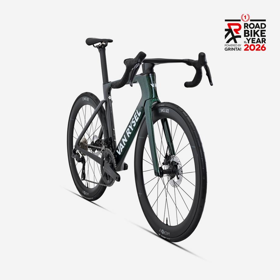 VAN RYSEL  Vélo de route Shimano Ultegra DI2 2x12v capteur de puissance, RCR-F Pro vert 