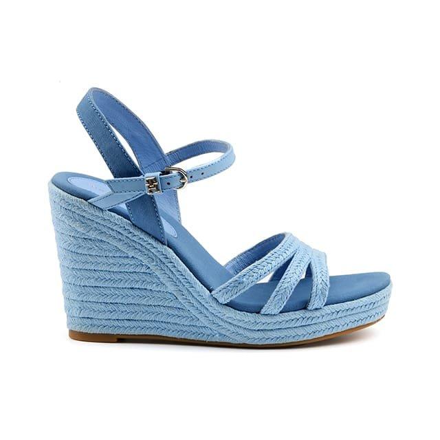 TOMMY HILFIGER  ESSENTIAL WEDGE SANDAL-40 