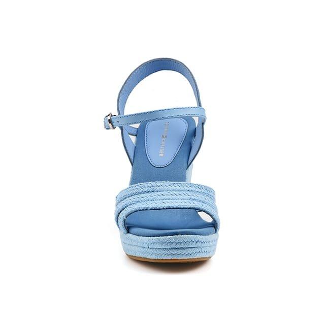 TOMMY HILFIGER  ESSENTIAL WEDGE SANDAL-40 