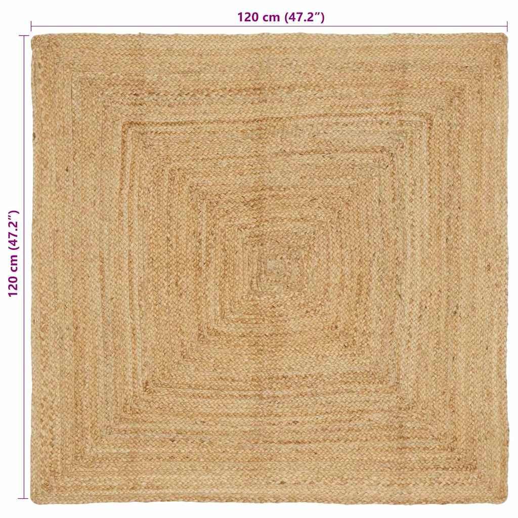 VidaXL  Teppich für das wohnzimmer jute 