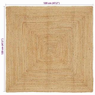 VidaXL  Teppich für das wohnzimmer jute 