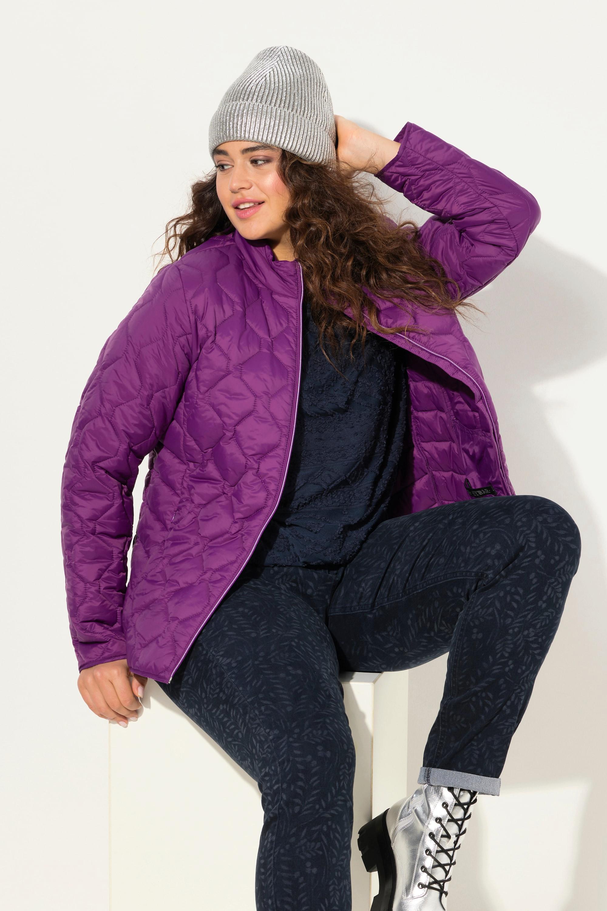 Ulla Popken HYPRAR Veste Matelassée Légère Déperlante Recyclée  