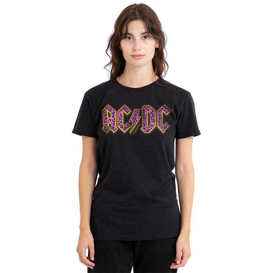 AC/DC ACDC Leopard Print T-Shirt  