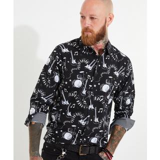 Joe Browns  Monochromes Shirt mit Musikdruck 