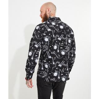 Joe Browns  Monochromes Shirt mit Musikdruck 