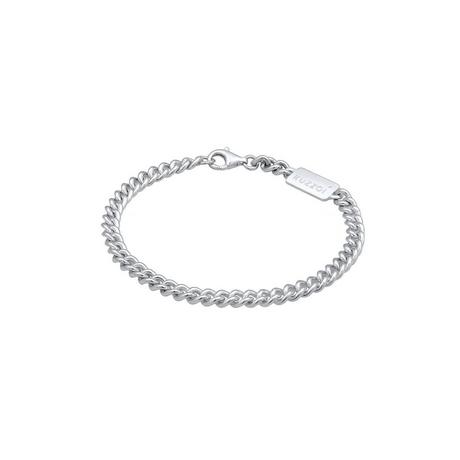 Kuzzoi  Armband  Rundpanzer Massiv 925 Silber 