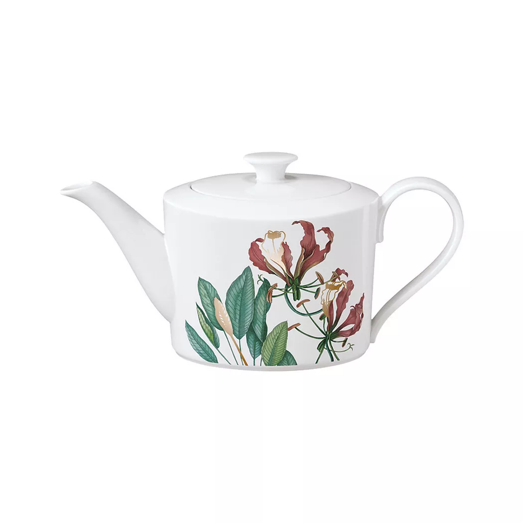 VILLEROY & BOCH SIGNATURE Kaffee-/Teekanne 1,2l Avarua Weiss bunt
