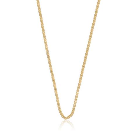 MUAU Schmuck  Collier Zopf Gelbgold 750, 2.15mm, 60cm 