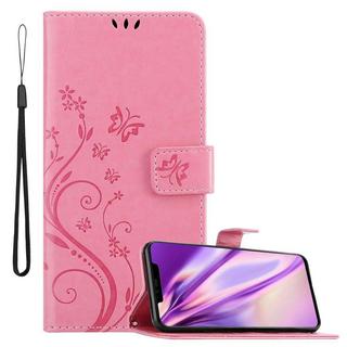 Cadorabo  Housse compatible avec Huawei MATE 20 PRO - Coque de protection au design floral avec fermeture magnétique, fonction de support et emplacements pour cartes 