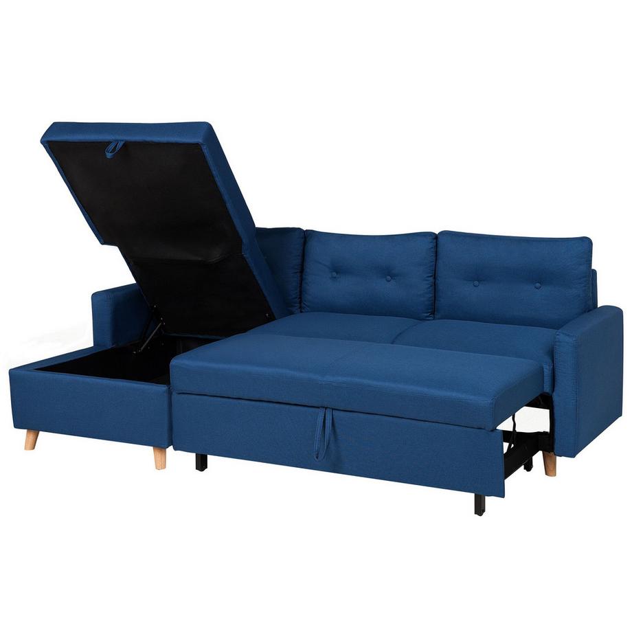 Beliani Canapé d'angle en Polyester Moderne FLAKK  