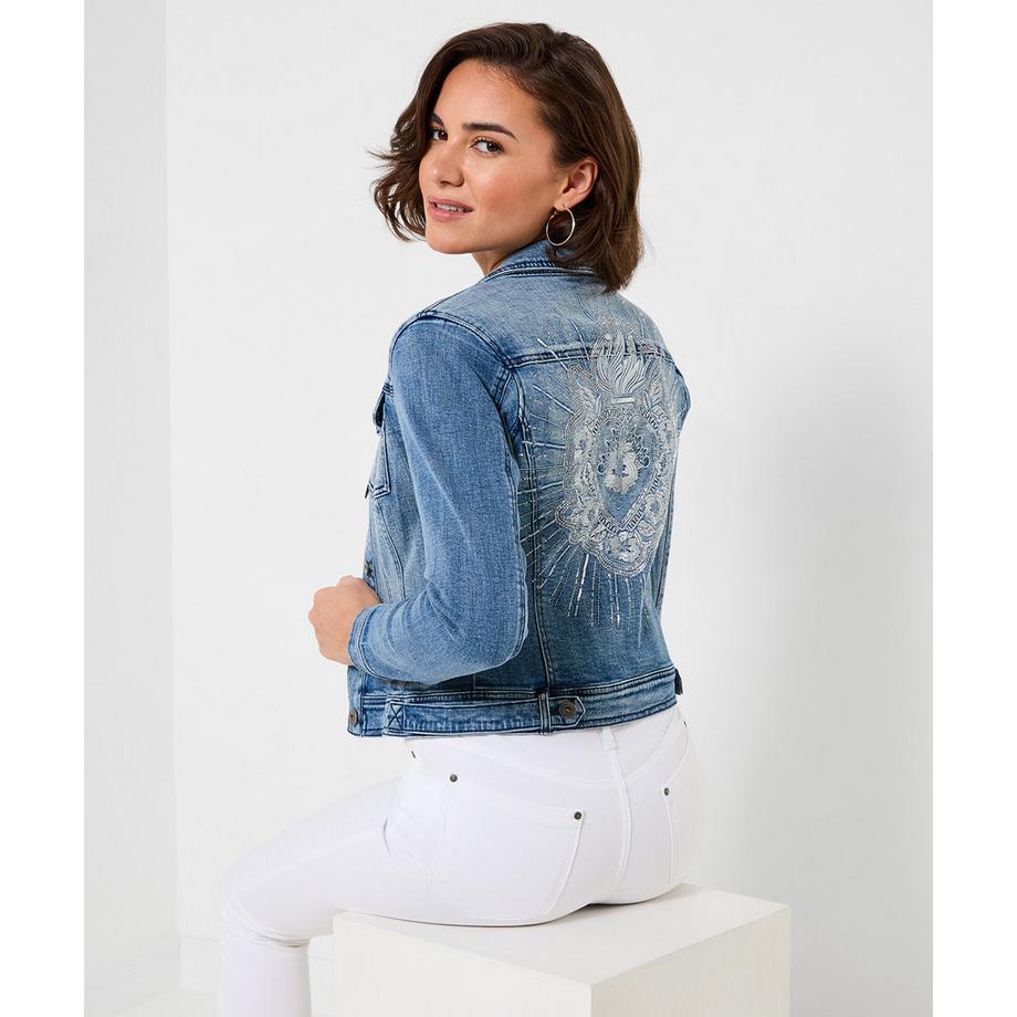 Joe Browns Bestickte Stretch Jeansjacke  