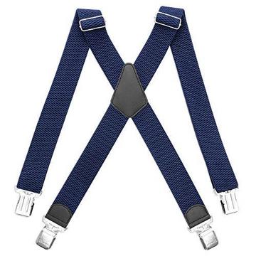 Bretelles avec 4 pinces solides, larges et réglables en longueur