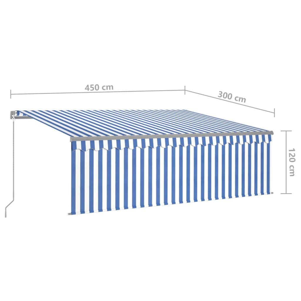 VidaXL Auvent rétractable aluminium  