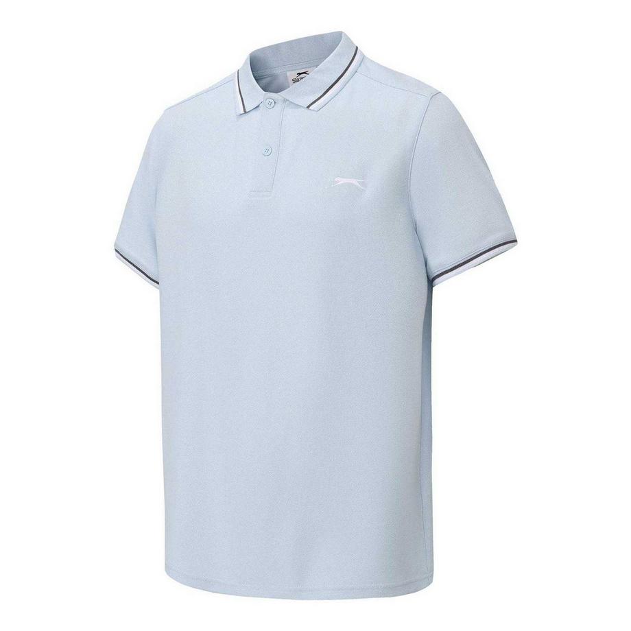 Slazenger Maglietta Polo con Bordo Contrasto  