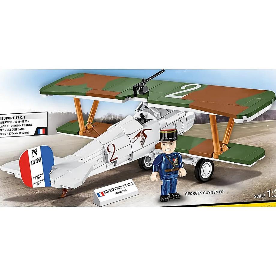 Cobi  Nieuport 17C.1 - Insignes nationaux français 
