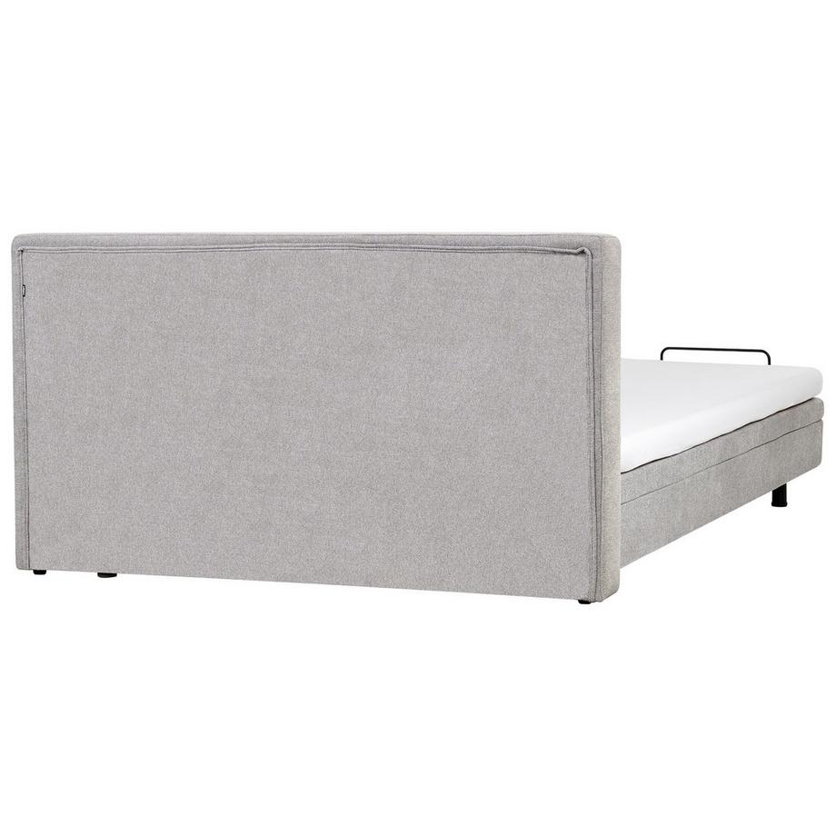 Beliani Letto regolabile en Tessuto  DUKE  