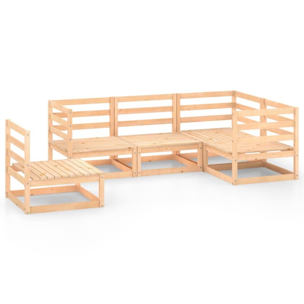 VidaXL Ensemble de meubles de jardin bois de pin  