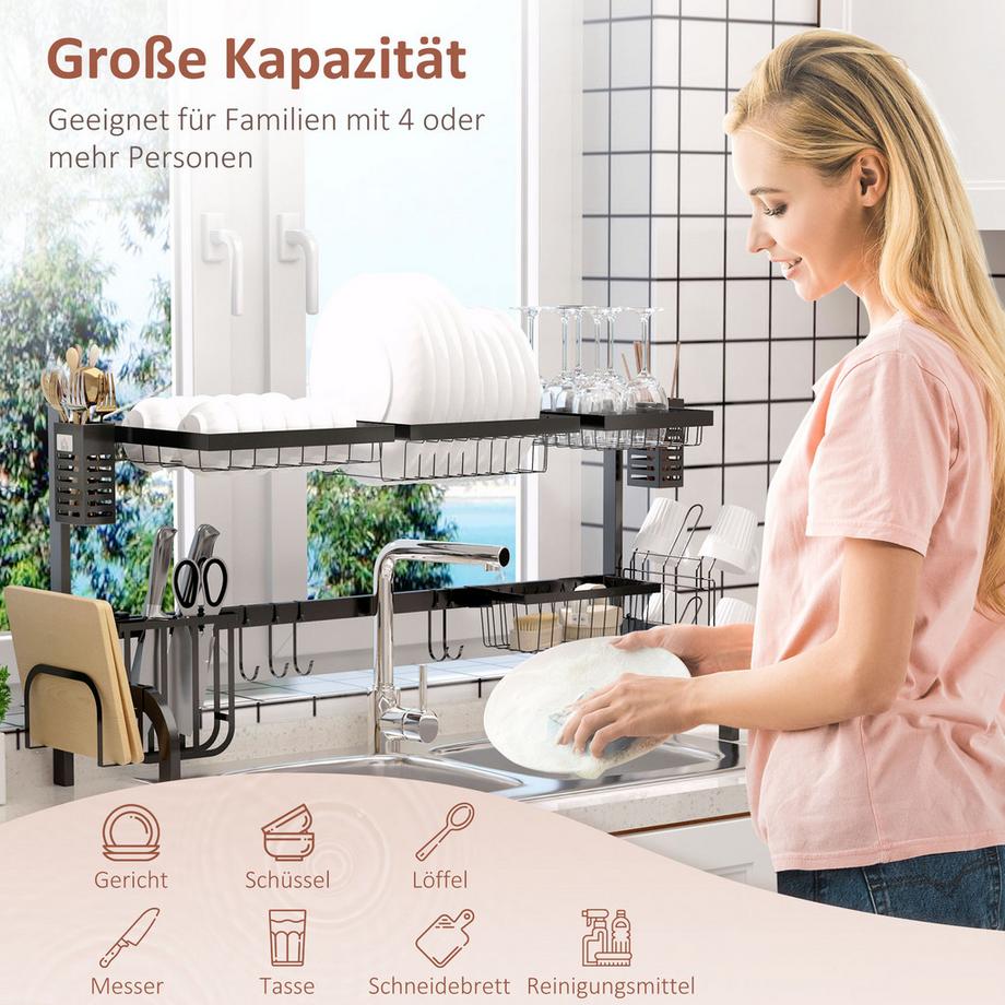 HOMCOM Abtropfgestell  