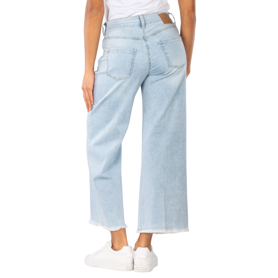 MAC Dream Wide Wide Leg Light Denim Jeans  