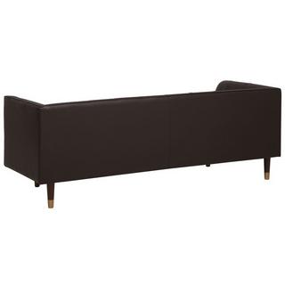 Beliani 3 Sitzer Sofa aus Echtleder Retro BYSKE  