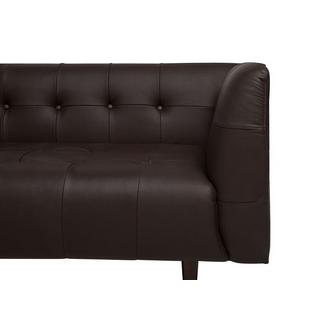 Beliani 3 Sitzer Sofa aus Echtleder Retro BYSKE  