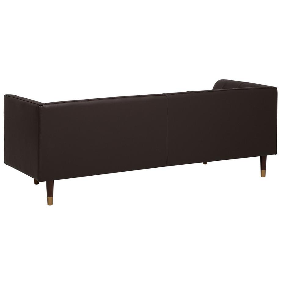 Beliani 3 Sitzer Sofa aus Spaltleder  BYSKE  