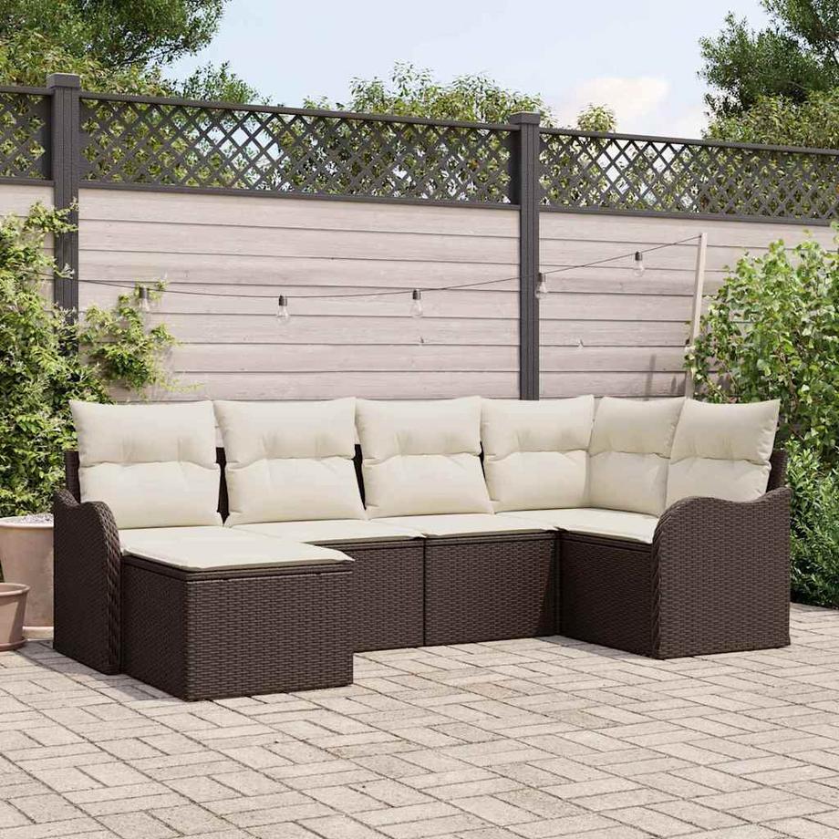 VidaXL Divano da giardino Polyrattan  
