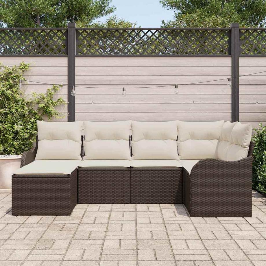 VidaXL Divano da giardino Polyrattan  