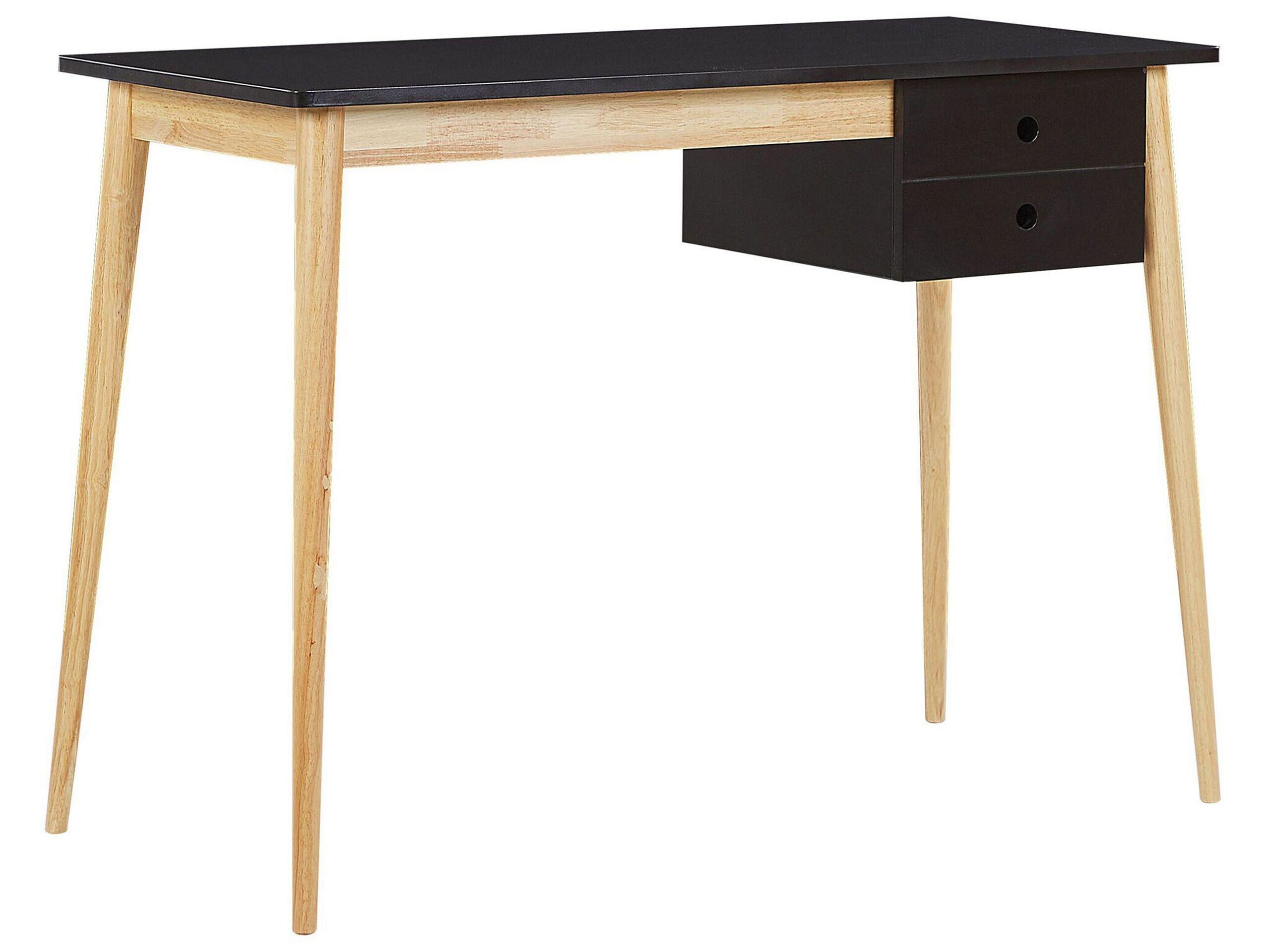 Beliani Table de bureau en MDF Industriel EBEME  