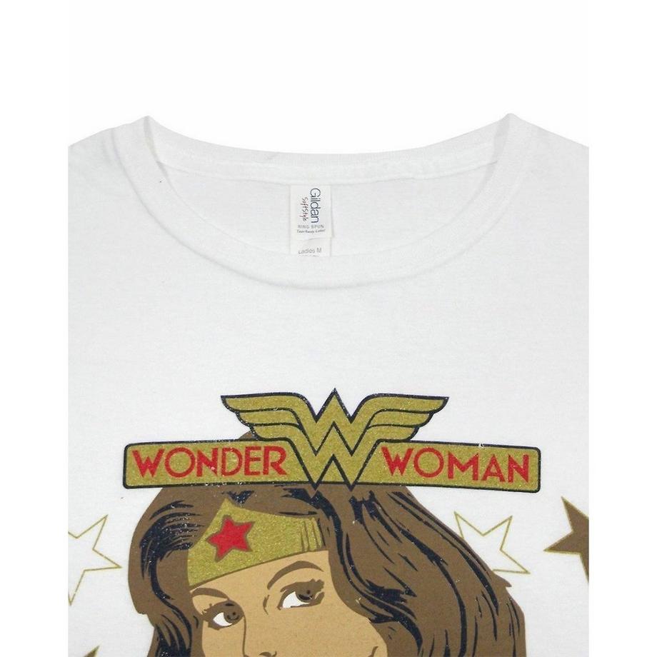 Wonder Woman Wonder Woman Portrait Logo Slim Fit T-Shirt  