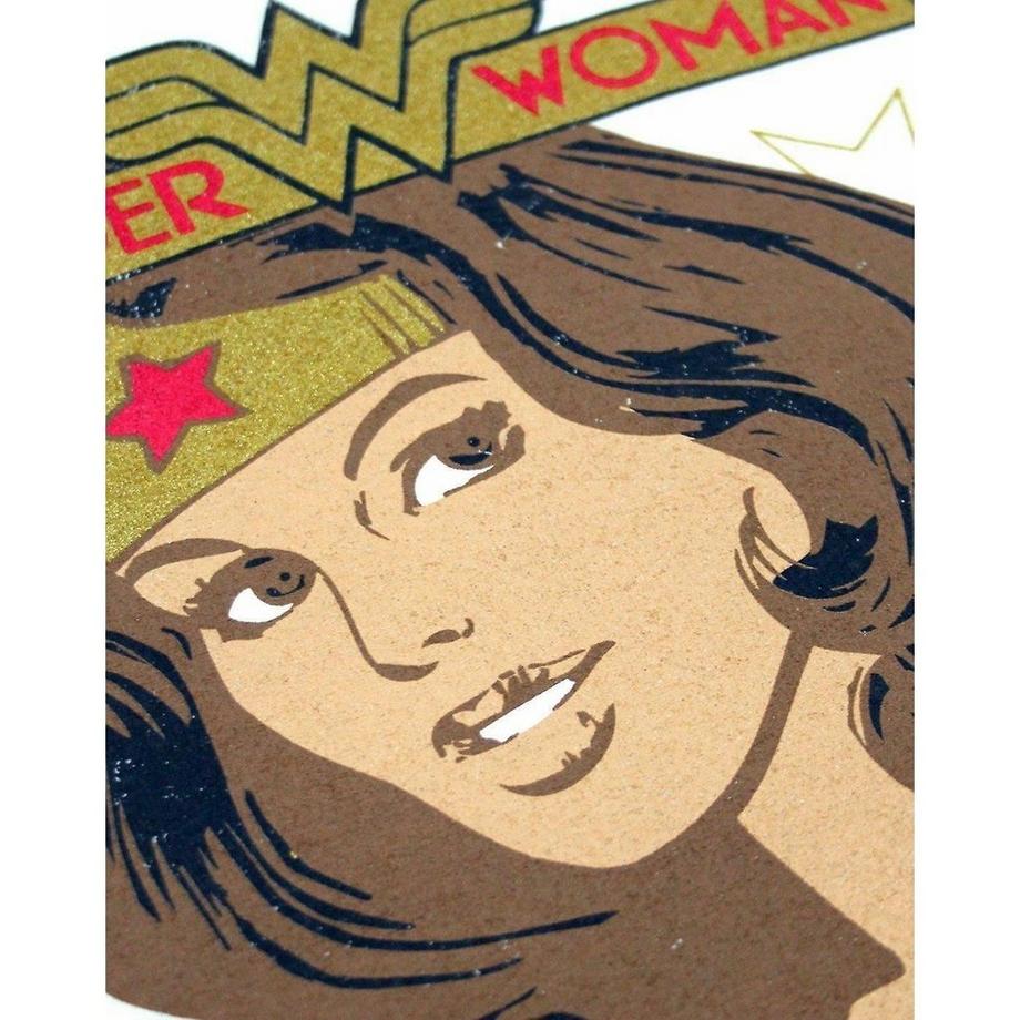 Wonder Woman Wonder Woman Portrait Logo Slim Fit T-Shirt  