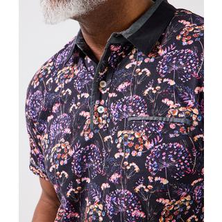 Joe Browns Legeres Kurzarm Polohemd mit Blumenmuster  