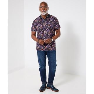 Joe Browns Legeres Kurzarm Polohemd mit Blumenmuster  