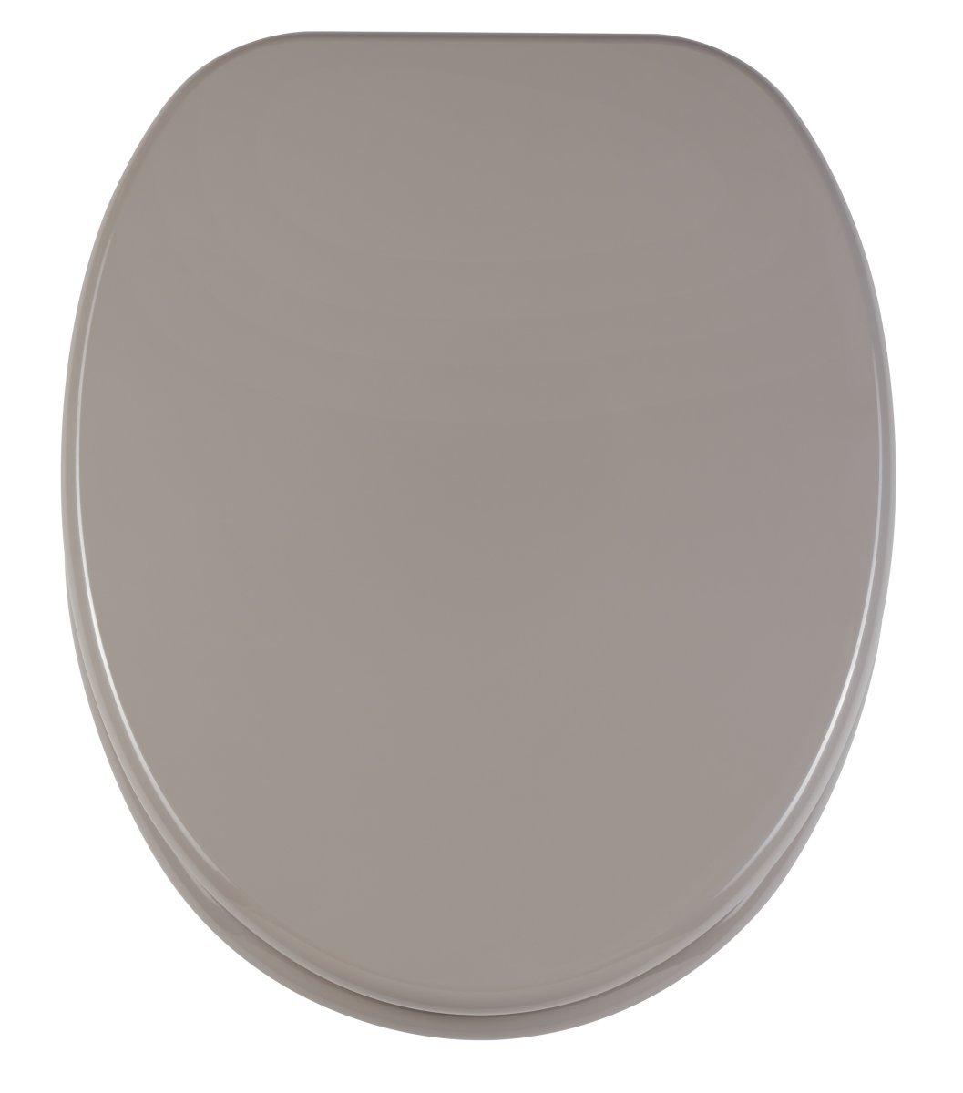 diaqua Siège de WC Bilbao Slow Down taupe - MDF - FSC® 100%  