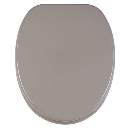 diaqua Siège de WC Bilbao Slow Down taupe - MDF - FSC® 100%  