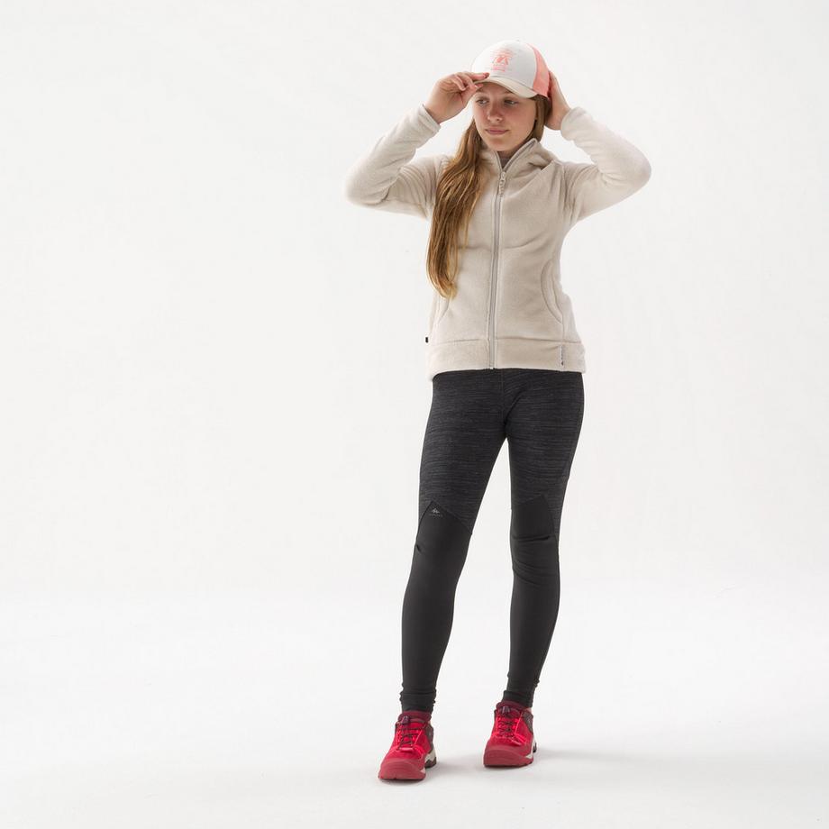 QUECHUA MH500 Warme Wander-Fleecejacke Kinder  