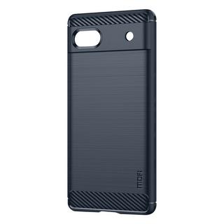 Avizar  Google Pixel 6a Carbon-Effekt Cover Blau 