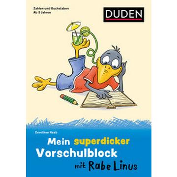 Mein superdicker Vorschulblock mit Rabe Linus