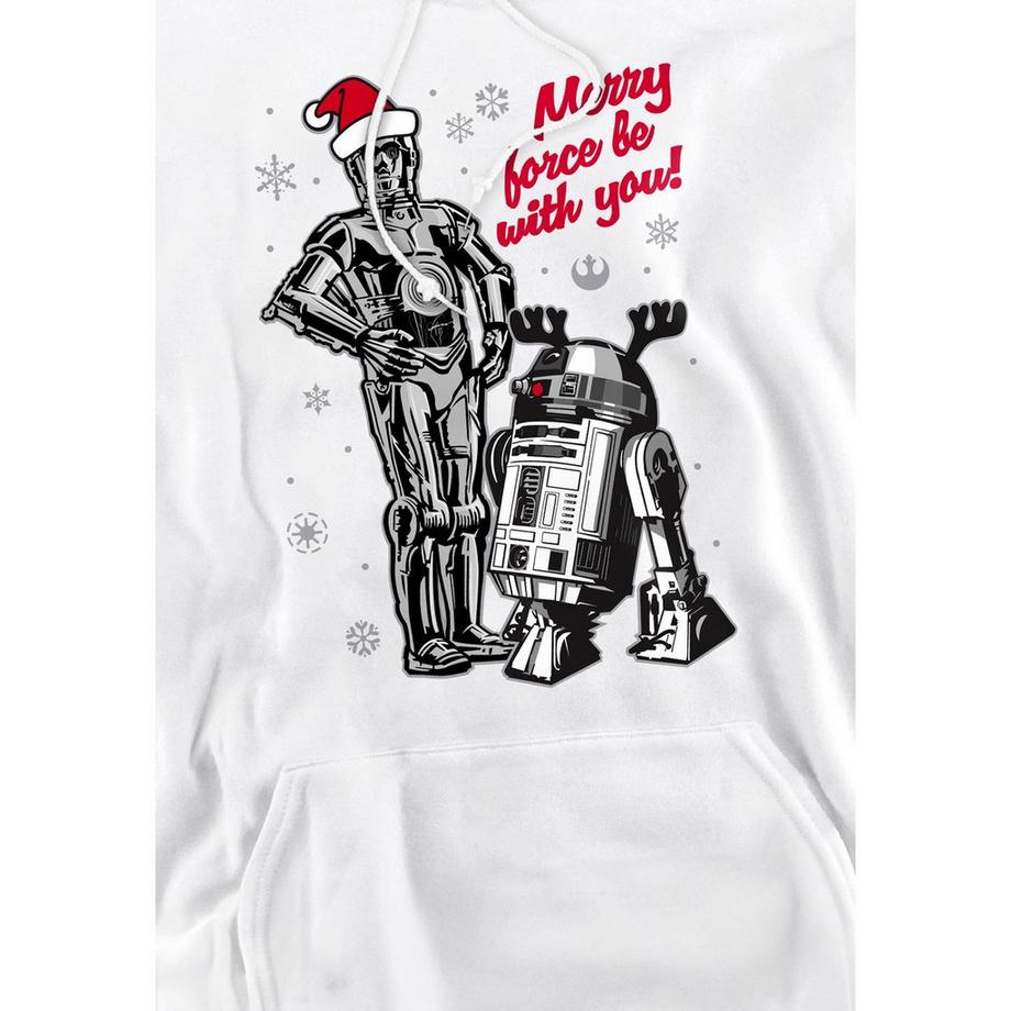 STAR WARS Merry Christmas Droids Sweat à Capuche  