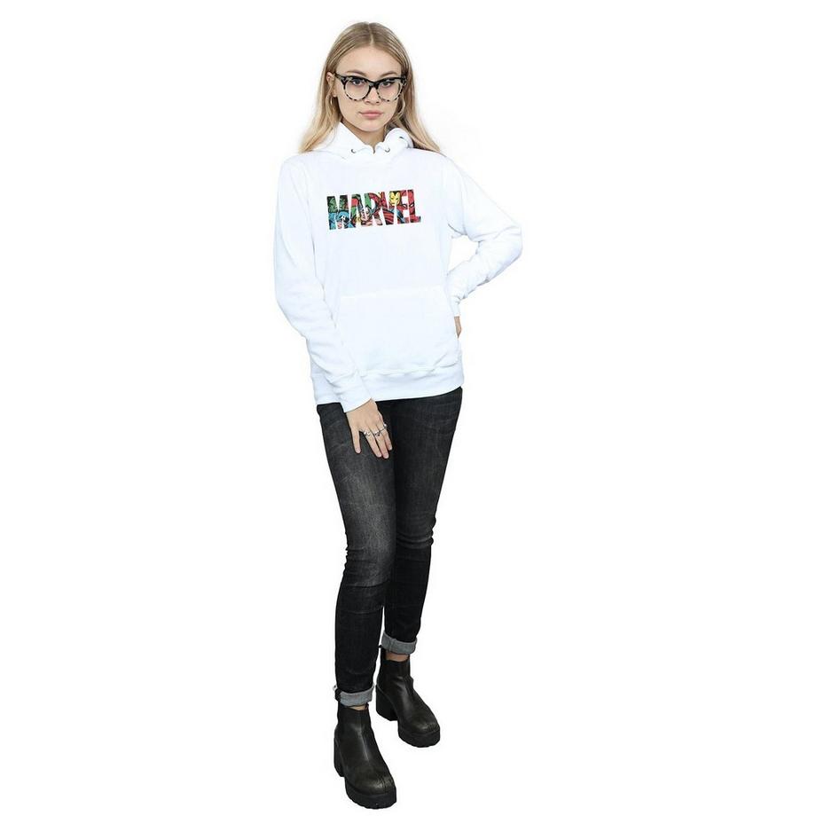 Marvel Comics Felpa con Cappuccio Stampa Grafica  