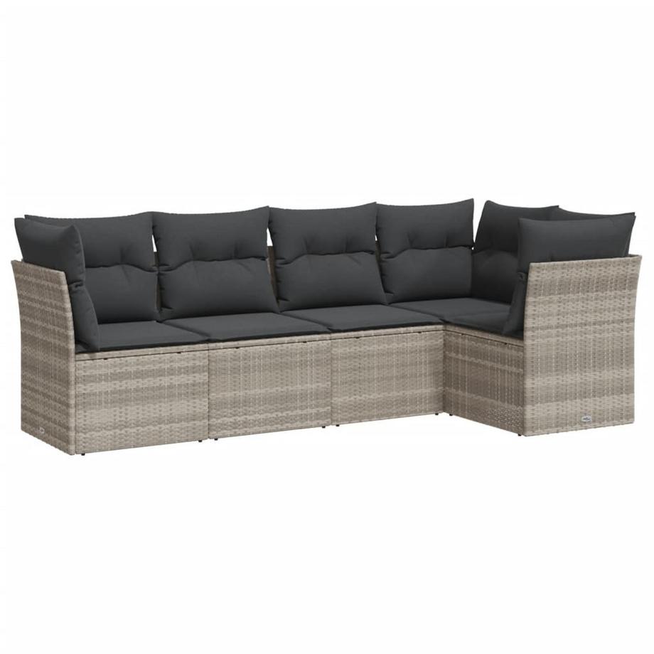 set divano da giardino Polirattan
