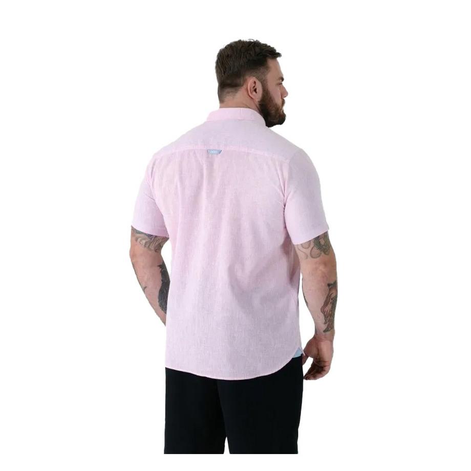 Duke Clarke D555 Camicia Maniche Corte in Lino Kingsize  